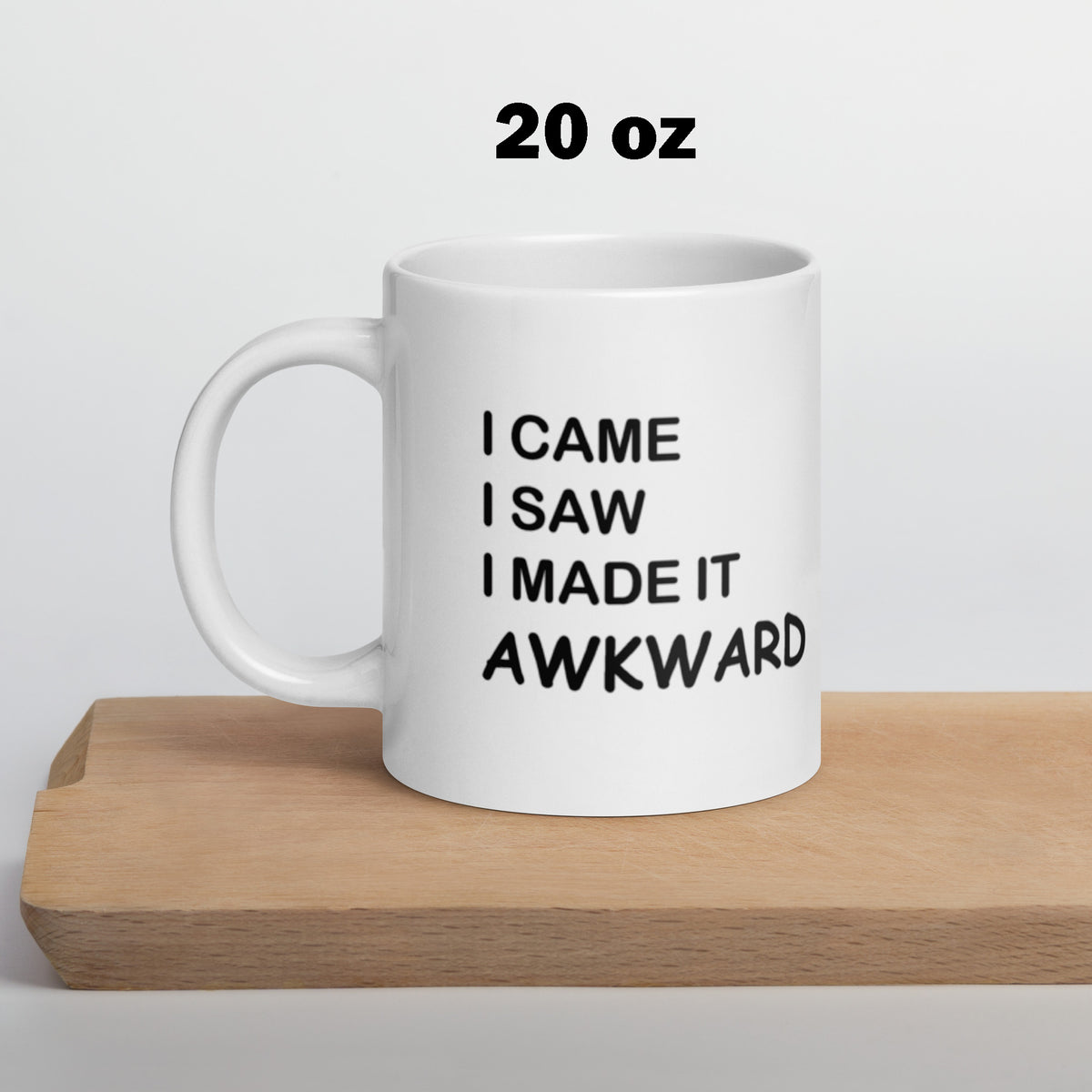 Introvert Mug - Social Anxiety Gift Awkward - Funny Gift for Her Him - Sarcastic Coffee Mug - 11oz 15oz 20oz
