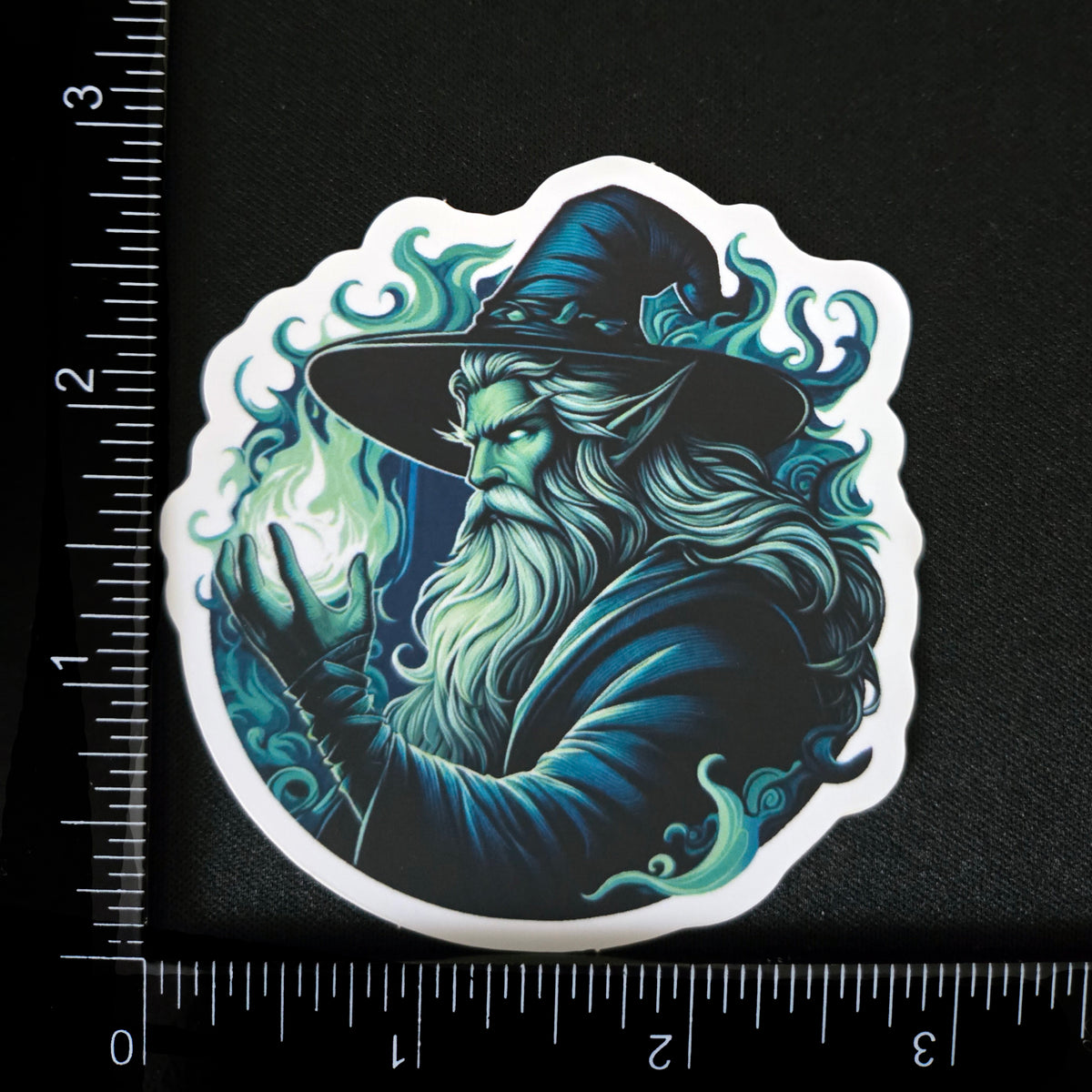 Wizard Sticker - Magical Fantasy Vinyl Sticker - DnD Character Decal