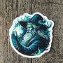 Wizard Sticker - Magical Fantasy Vinyl Sticker - DnD Character Decal