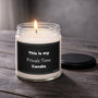 Funny Soy Candle 9 oz - Private Time Do Not Disturb Gift - Adult Humor Gag Gift for Friend - Sarcastic Self Care