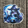 Dark Witch Sticker - Cauldron Magic Decal - Gothic Witch Vinyl - Witchy Aesthetic Art