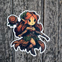 Chibi Dryad Sticker - Cute Tree Spirit Forest Nymph - Waterproof Vinyl Decal