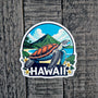 Hawaii Vinyl Sticker - Sea Turtle Honu Plumeria Laptop Decal - Waterproof - Travel Gift