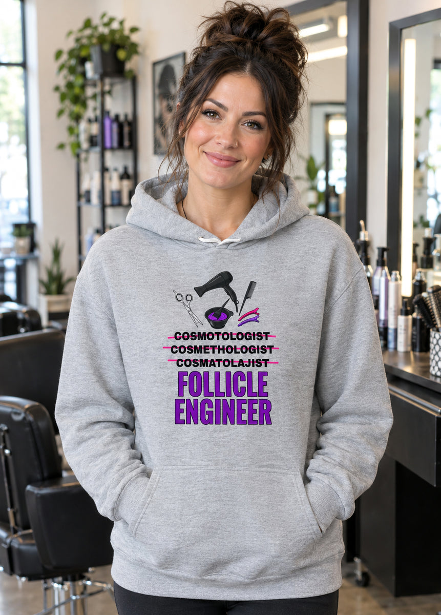 Cosmetologist Hoodie, Funny Hairstylist Sweatshirt Gift