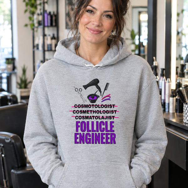 Cosmetologist Hoodie, Funny Hairstylist Sweatshirt Gift