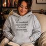 Bookish Hoodie, Funny Reader Pullover Sweatshirt, Fictional Characters Gift