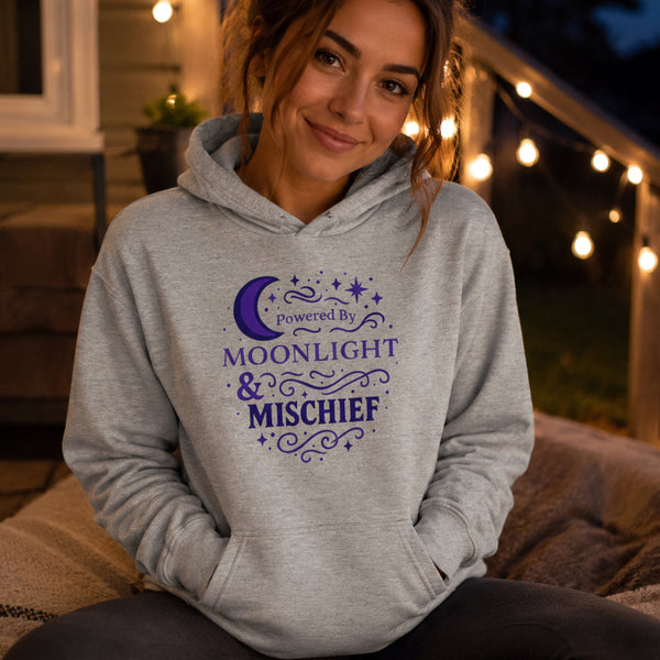 Moonlight Pullover Hoodie - Witchy Mischief Sweatshirt - Celestial Gift