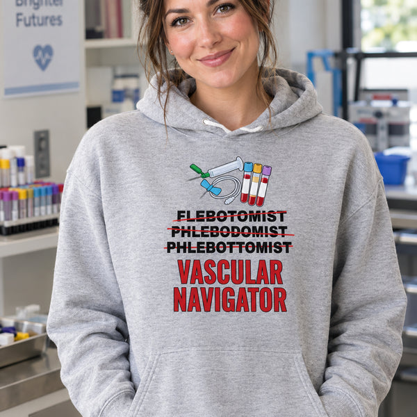 Funny Phlebotomist Hoodie, Phlebotomy Sweatshirt, Lab Tech Gift