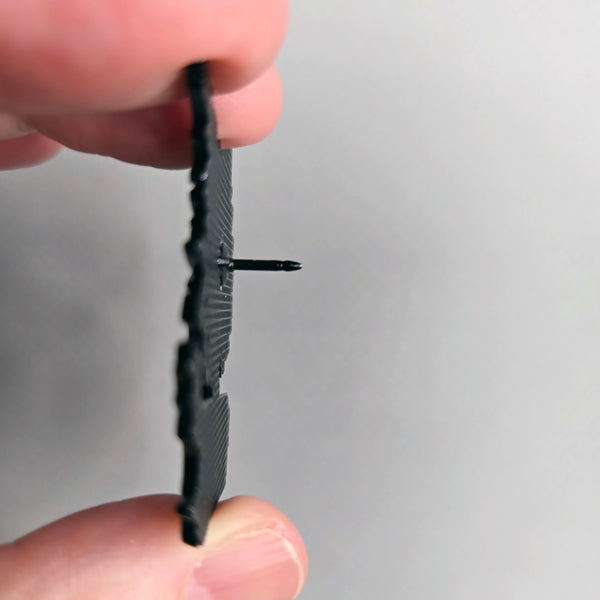 Anxious Cat Enamel Pin - Funny Anxiety Pin Cat Lover Gift - Its Fine I'm Fine Everything's Fine Lapel Pin