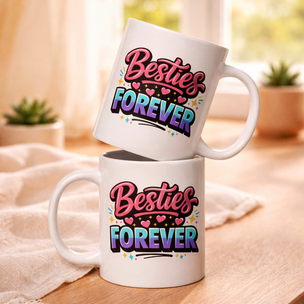 Best Friend Mug - BFF Gift - Friendship Mug - Birthday Gift for Her - Bestie Gift - Besties Forever