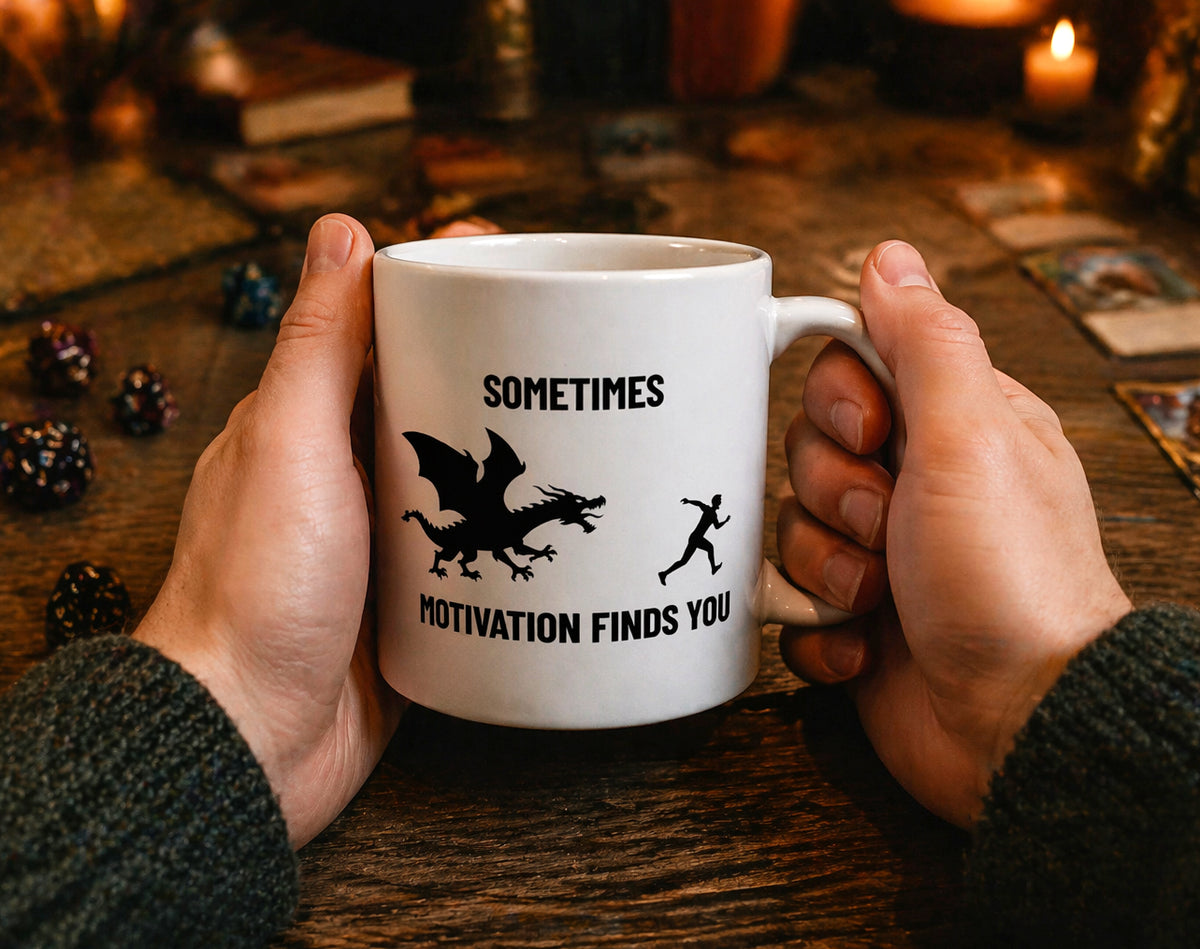Dragon Coffee Mug - Sarcastic Fantasy Humor Cup - Dragon Lover Gift
