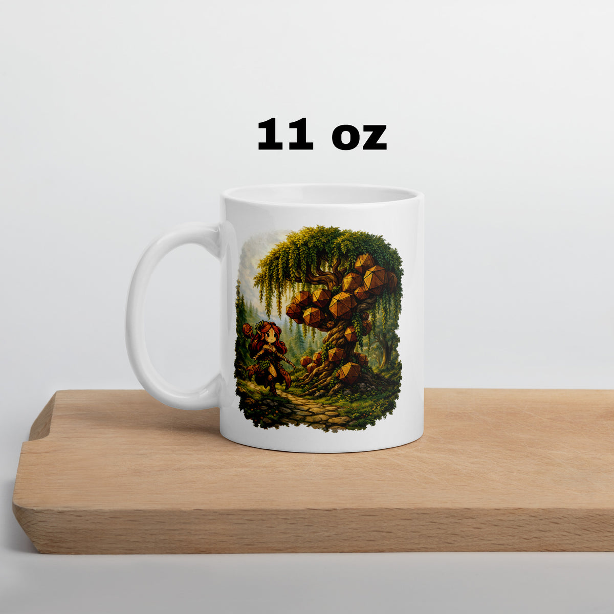 Druid Class DND Coffee Mug - Dungeons and Dragons Gift - Tabletop Gaming Mug - RPG Gift - Fantasy Class Mug