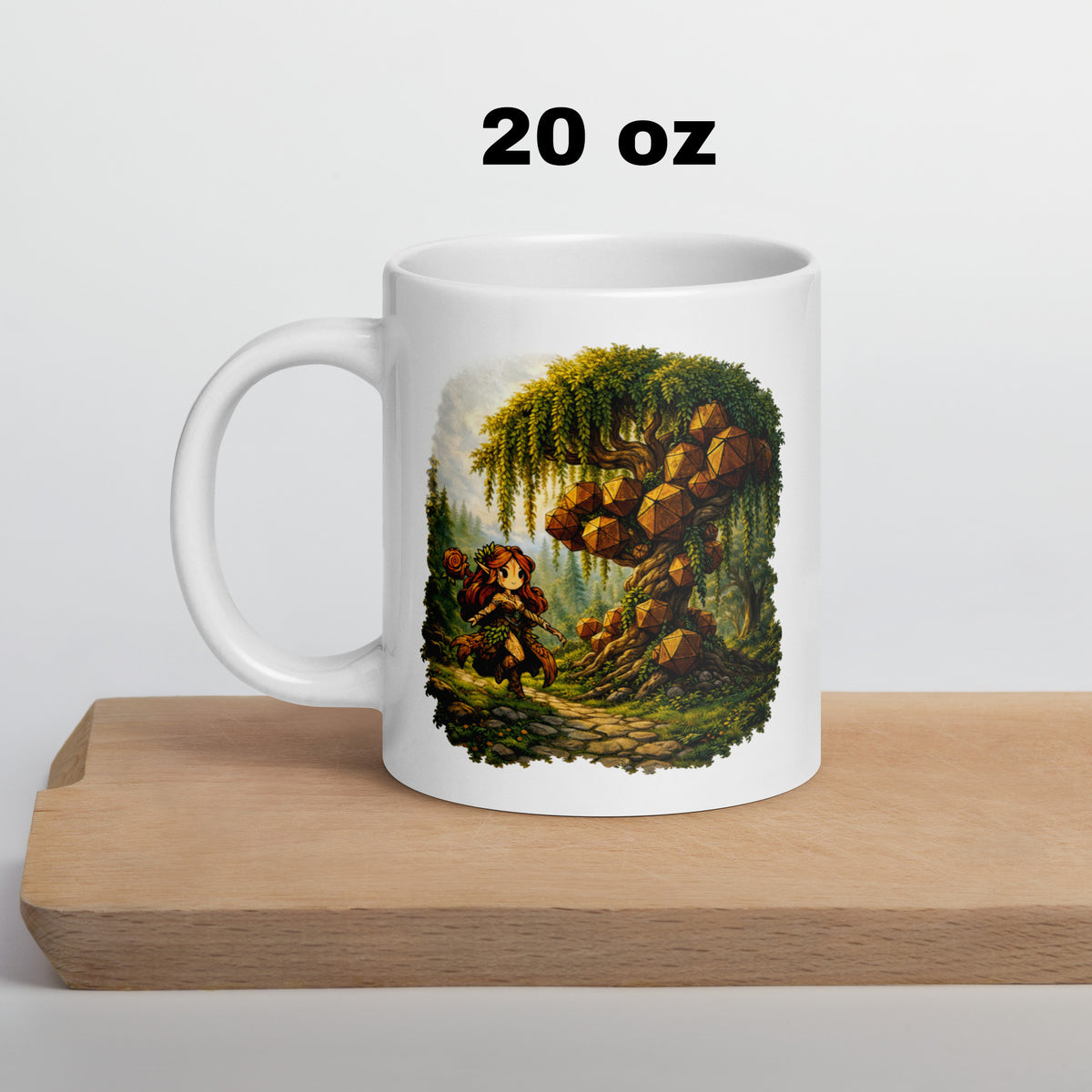 Druid Class DND Coffee Mug - Dungeons and Dragons Gift - Tabletop Gaming Mug - RPG Gift - Fantasy Class Mug