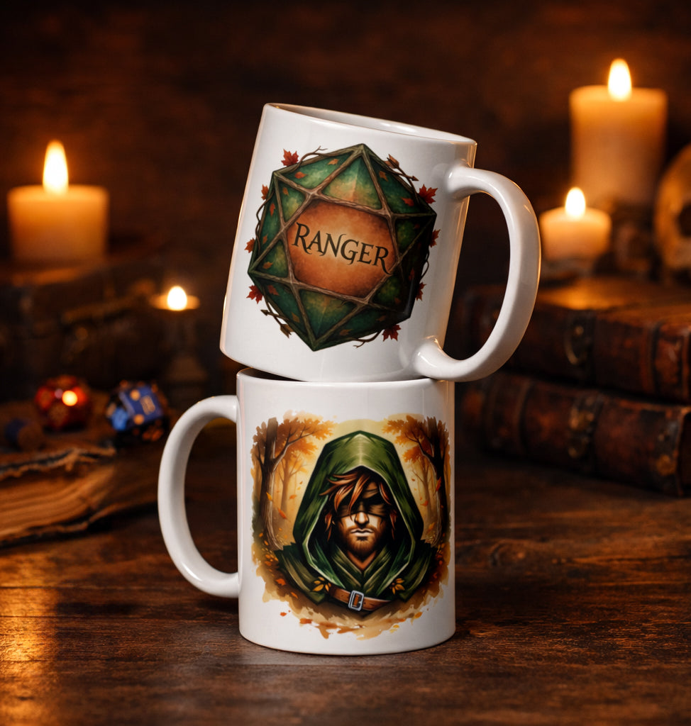 Ranger DND Mug - Dungeons and Dragons Gift - Ranger Class Coffee Mug - Tabletop Gaming Gift - RPG Fantasy Mug