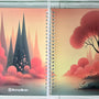 Reusable Sticker Book with Release Paper - Fantasy Forest Design - Size A5