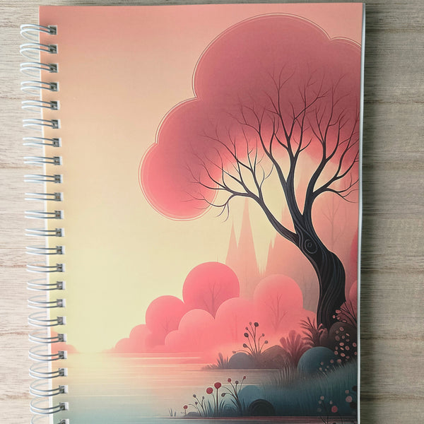 Reusable Sticker Book with Release Paper - Fantasy Forest Design - Size A5
