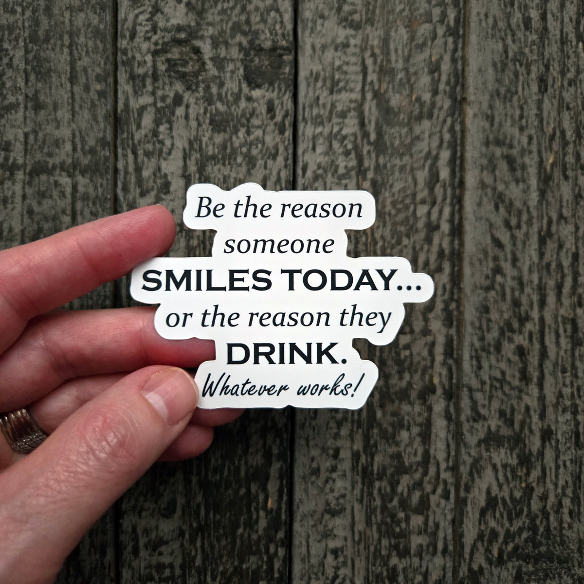 Sarcastic Sticker Funny - Drinking Humor Waterproof Vinyl Decal - Wine Lover Gift - Adult Humor - Laptop Water Bottle