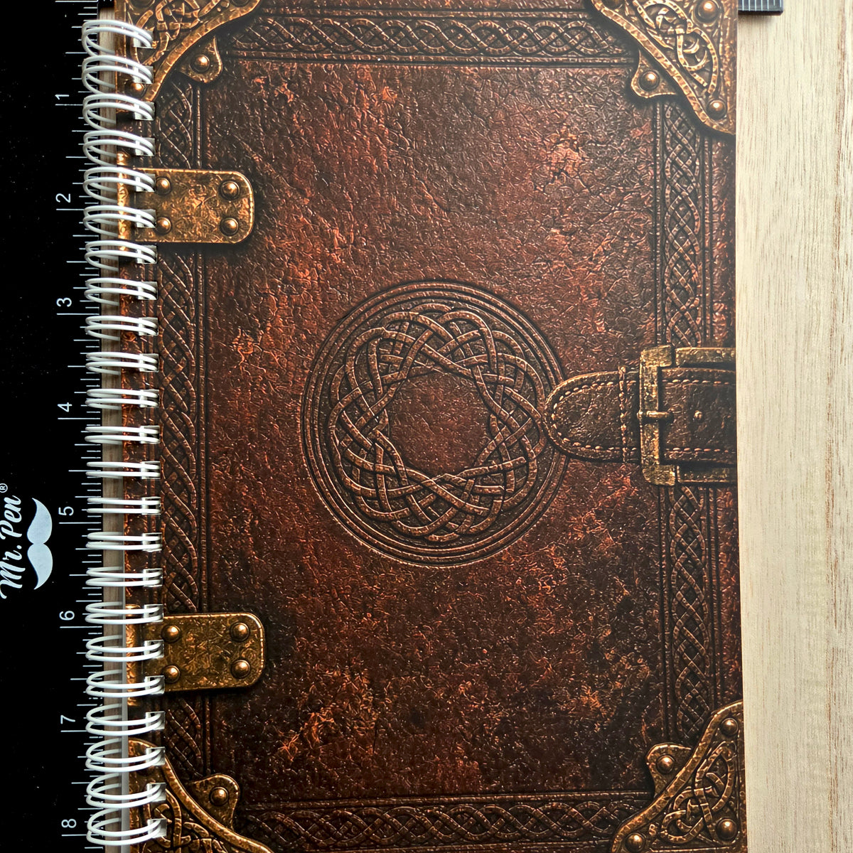 Reusable A5 Sticker Book, Antique Celtic Knot Grimoire Album, 100 Pages