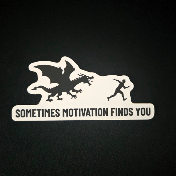 Dragon Sticker - Funny Motivational Waterproof Vinyl Decal for Laptop Water Bottle