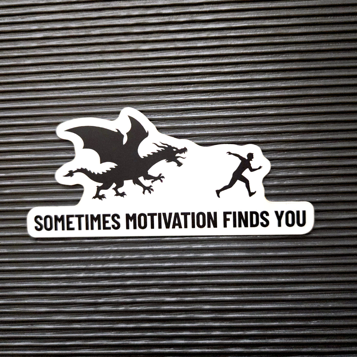 Dragon Sticker - Funny Motivational Waterproof Vinyl Decal for Laptop Water Bottle