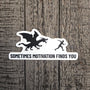 Dragon Sticker - Funny Motivational Waterproof Vinyl Decal for Laptop Water Bottle