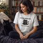 Funny Black Cat Shirt - Emotional Support Demon Tee - Dark Humor Cat Gift - Witchy Cat Lover Shirt
