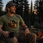 Funny Bigfoot Shirt - Sasquatch Off the Grid Graphic Tee - Cryptid Lover Gift - Gift for Campers Hiking Fans