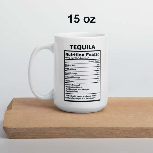 Tequila Lover Mug - Funny Gift for Her Him Friend - Sarcastic Tequila Coffee Mug Party Gift