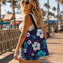 Tropical Tote Bag - Hibiscus Floral All Over Print - Beach Bag Gift