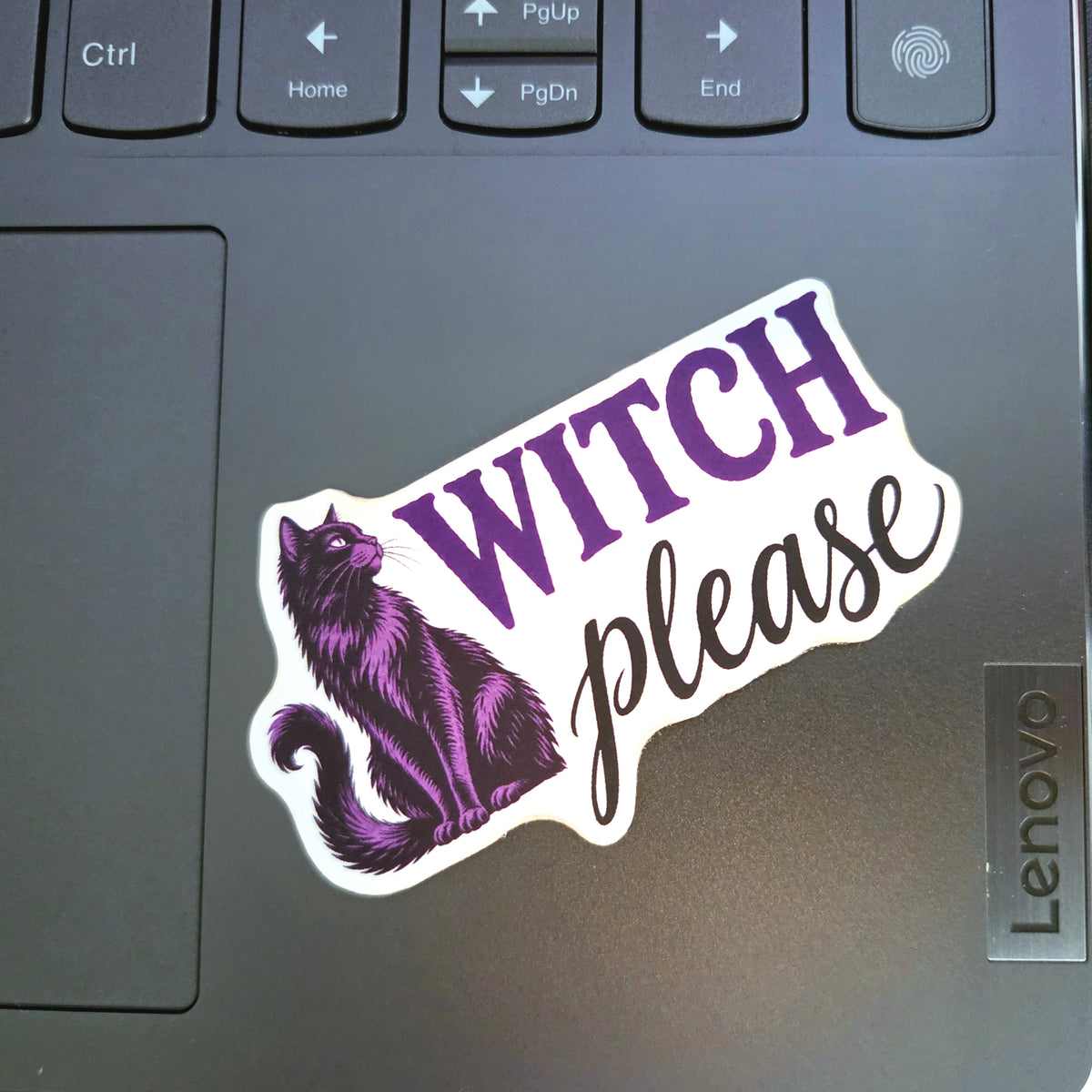 Halloween Vinyl Sticker - Witch Please Decal - Dark Humor Witchy Gift