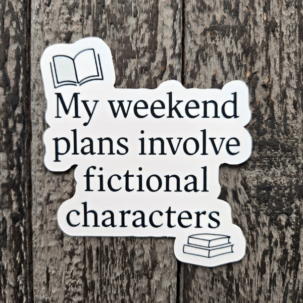 Book Lover Sticker - Funny Reading Quote Vinyl Decal