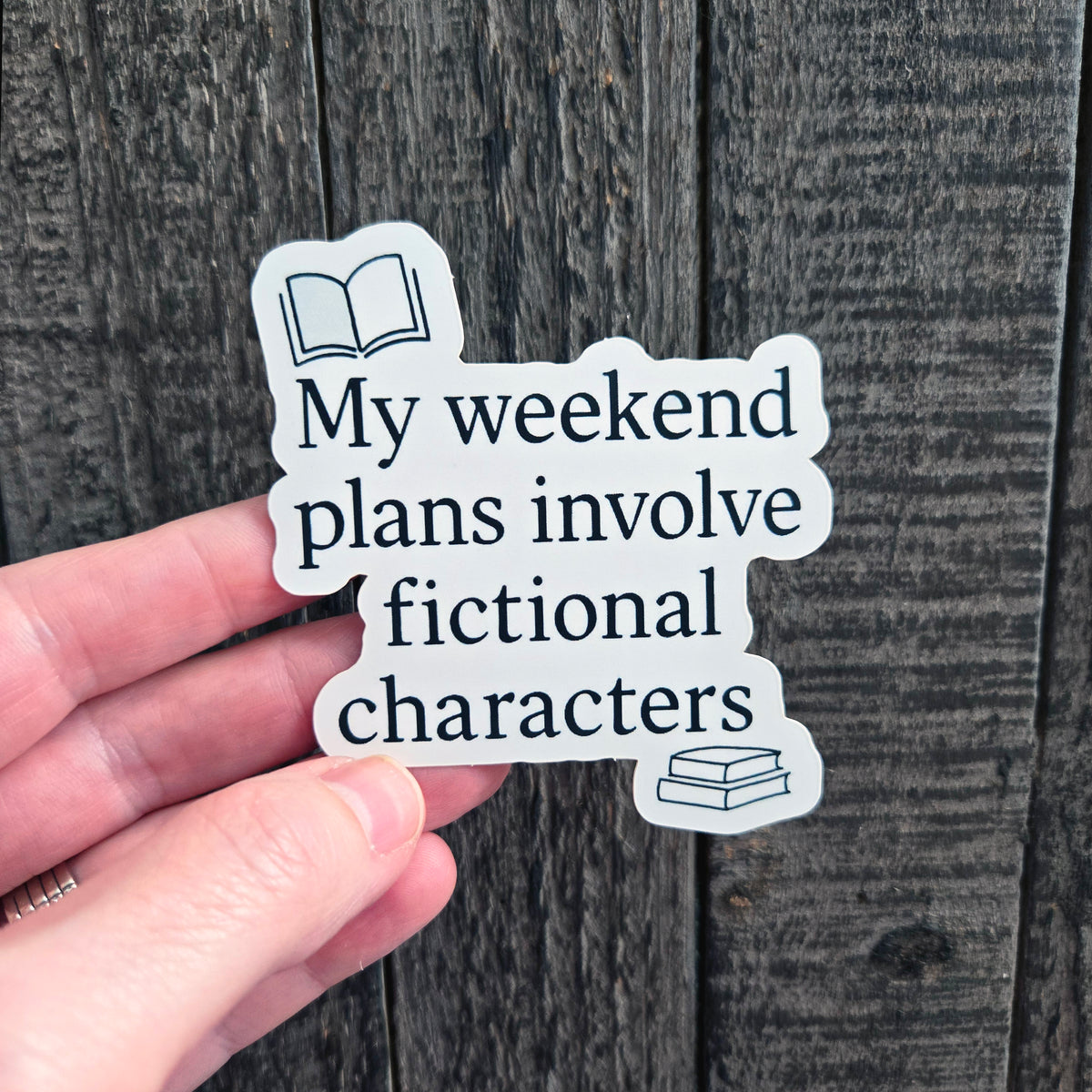 Book Lover Sticker - Funny Reading Quote Vinyl Decal
