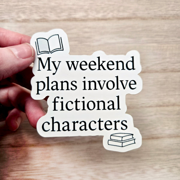 Book Lover Sticker - Funny Reading Quote Vinyl Decal