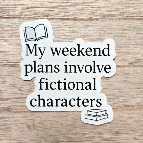 Book Lover Sticker - Funny Reading Quote Vinyl Decal