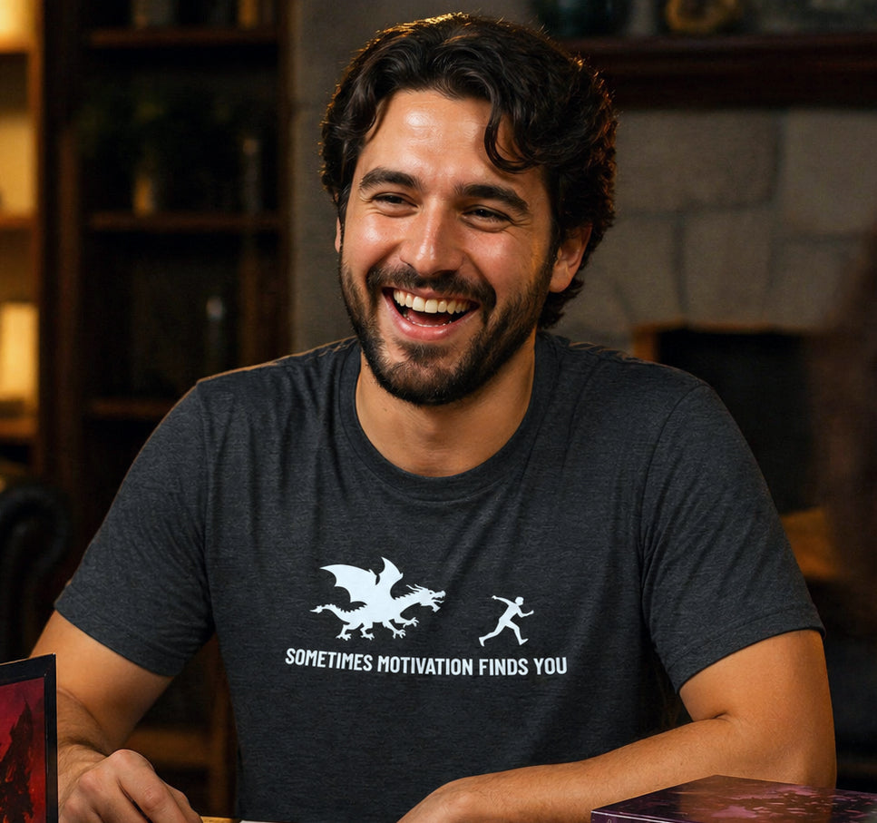 Funny Dragon Shirt - Fantasy Humor Graphic Tee - Dragon Lovers - Gift for Gamers DnD Fans