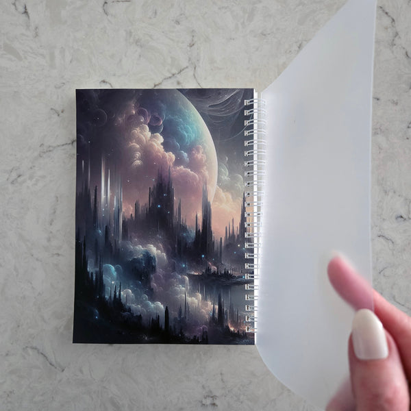 Ethereal Landscape Reusable Sticker Book with Release Paper