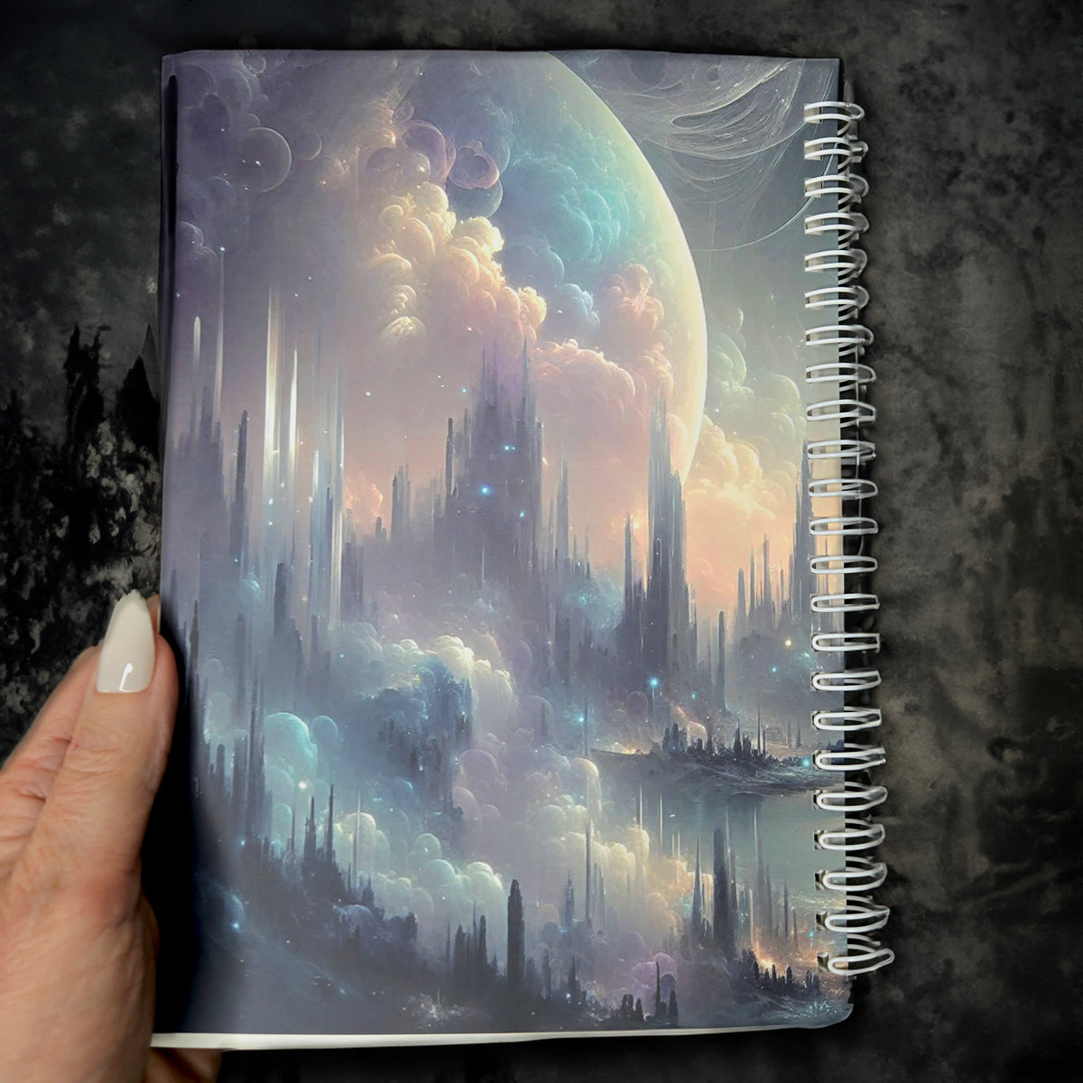 Ethereal Landscape Reusable Sticker Book with Release Paper