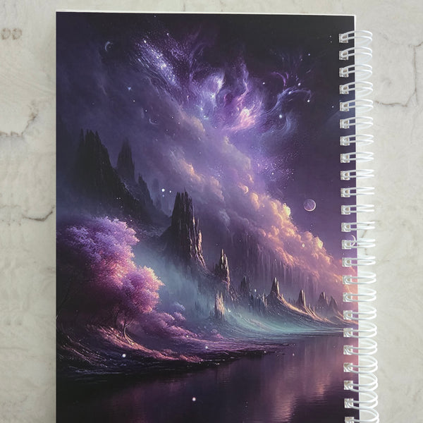 Fantasy Landscape Reusable Sticker Book with Release Paper