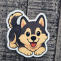 Husky Puppy Vinyl Sticker - Cute Waterproof Dog Decal