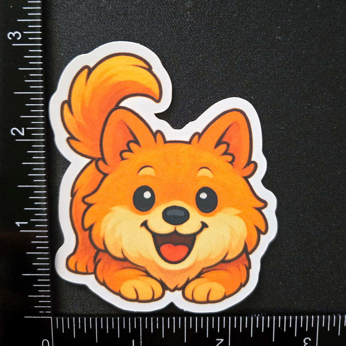 Cute Puppy Sticker - Waterproof Fluffy Small Dog Vinyl Decal