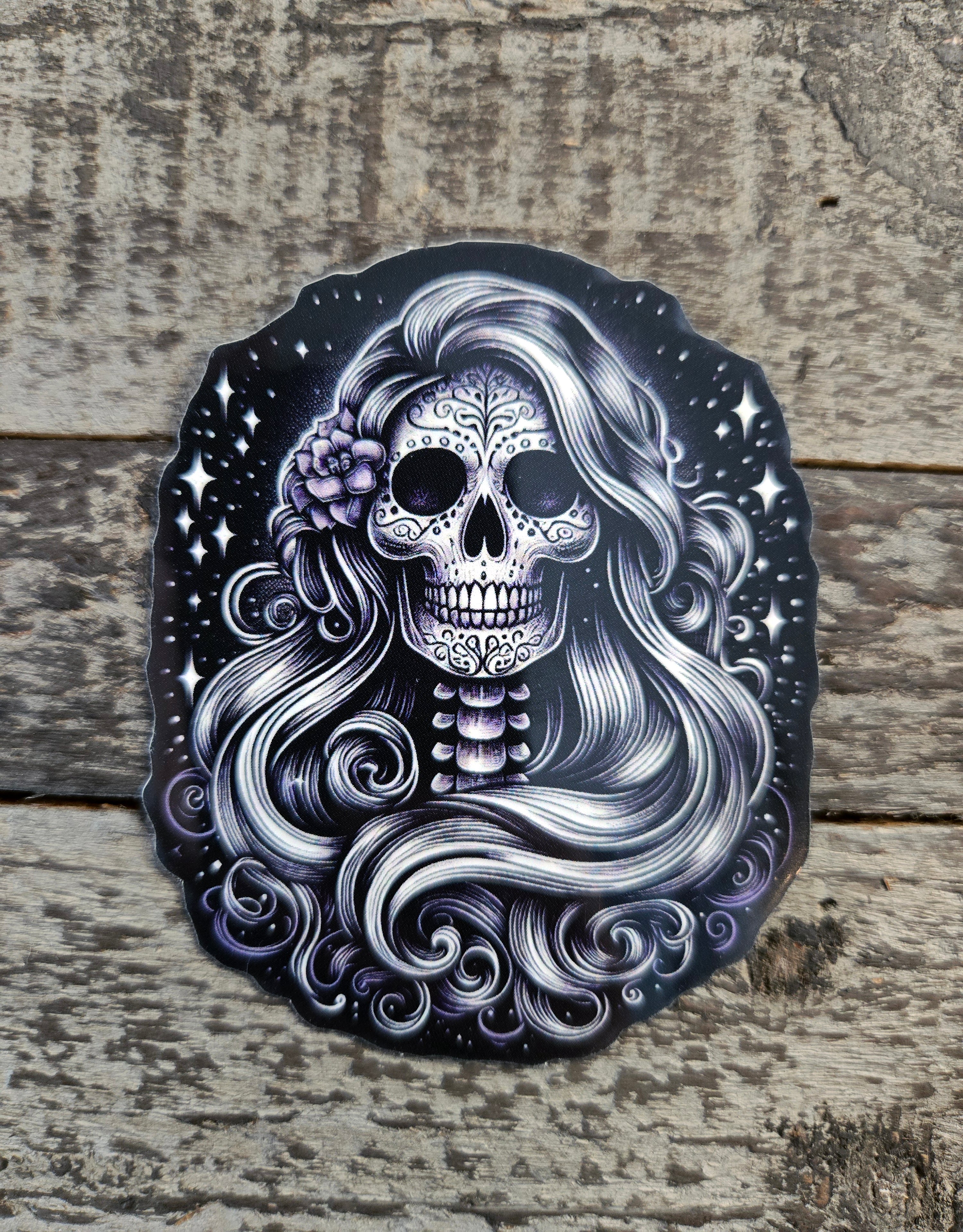 Sugar Skulls Aufkleber (6er-Pack) – 5,1 Cm Bunte Sticker Für Basteln, Scrapbooking & Mehr