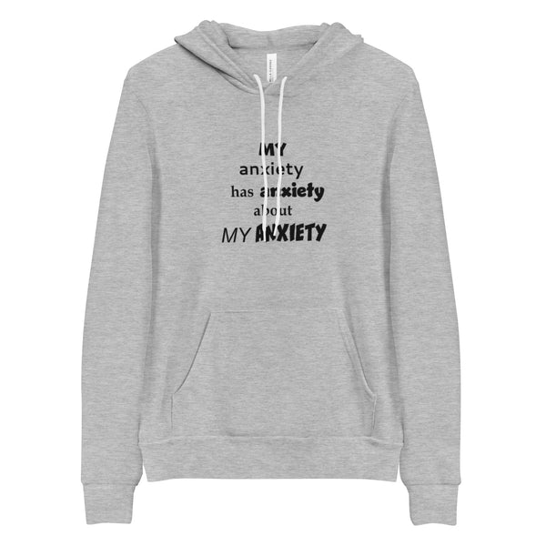 Funny Anxiety Hoodie, Sarcastic Anxious Humor Sweatshirt