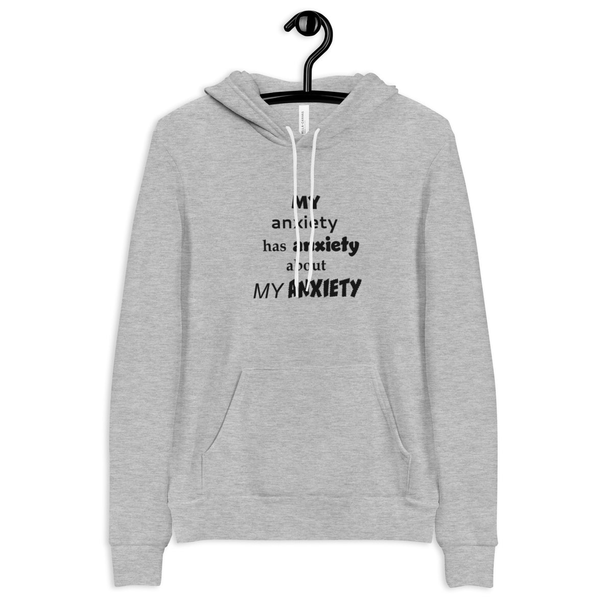 Funny Anxiety Hoodie, Sarcastic Anxious Humor Sweatshirt