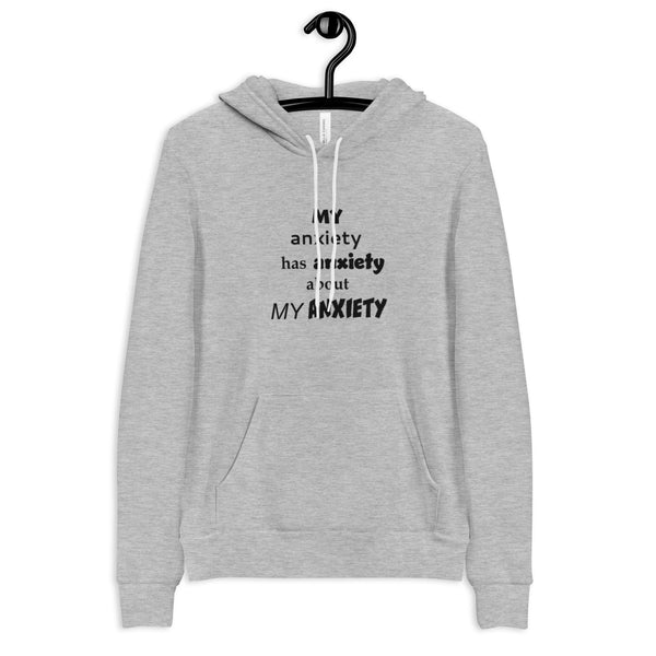 Funny Anxiety Hoodie, Sarcastic Anxious Humor Sweatshirt