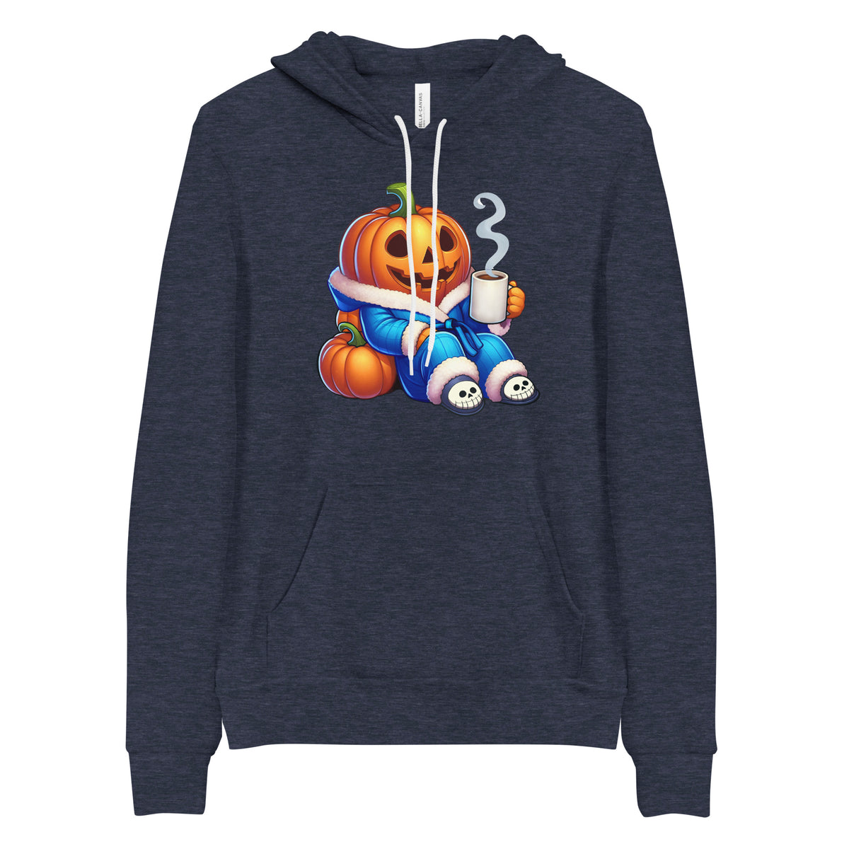 Pumpkin Spice Hoodie, Halloween Jack-o'-Lantern Coffee Sweatshirt