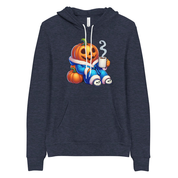 Pumpkin Spice Hoodie, Halloween Jack-o'-Lantern Coffee Sweatshirt