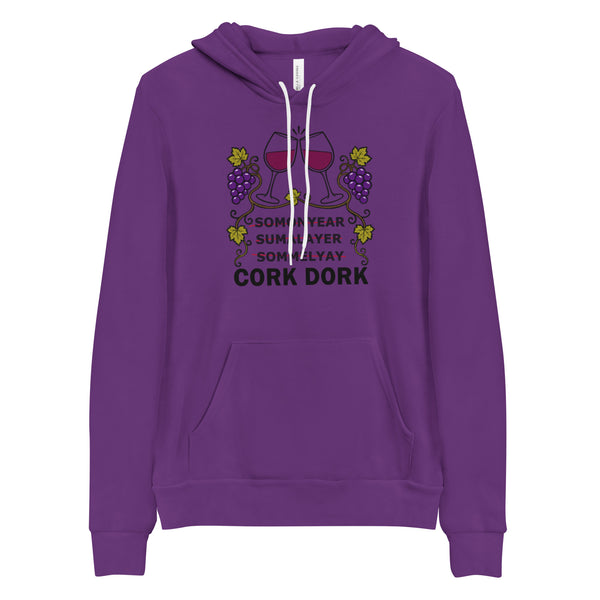 Cork Dork Hoodie, Funny Wine Lover Sweatshirt, Sommelier Gift