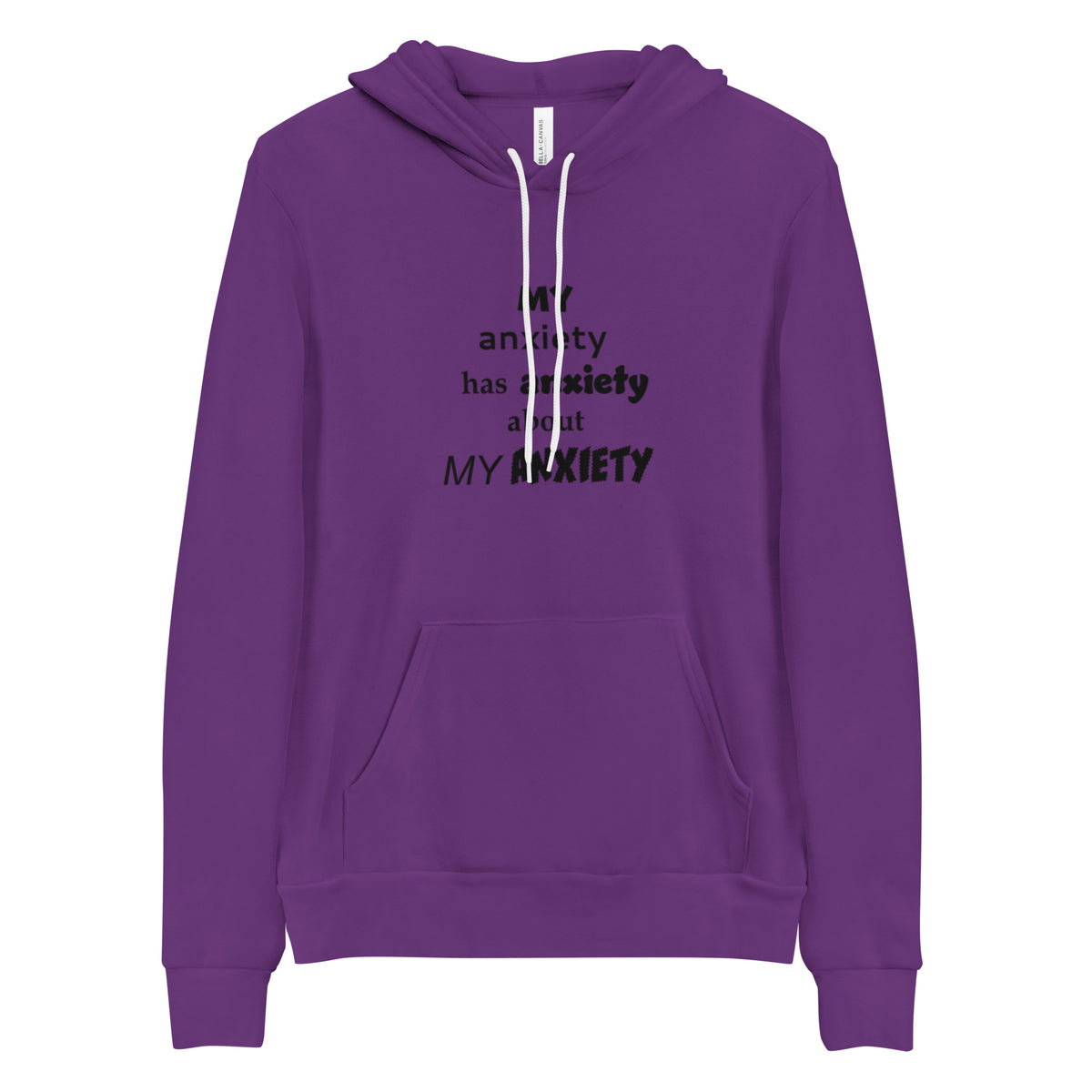 Funny Anxiety Hoodie, Sarcastic Anxious Humor Sweatshirt