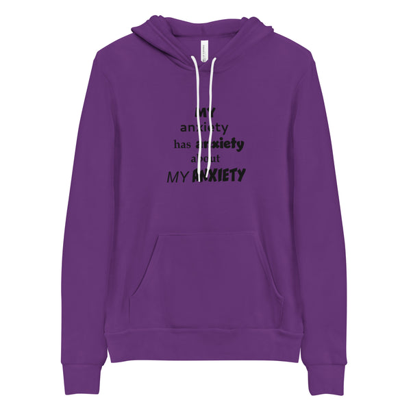 Funny Anxiety Hoodie, Sarcastic Anxious Humor Sweatshirt