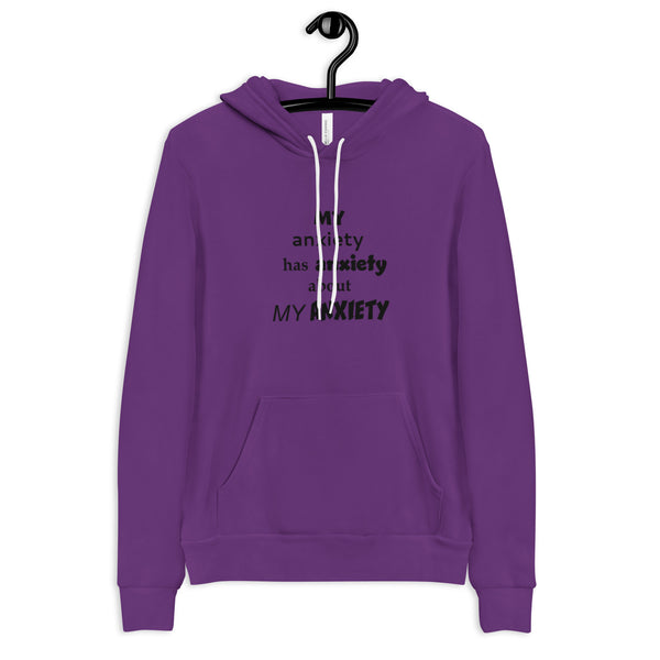 Funny Anxiety Hoodie, Sarcastic Anxious Humor Sweatshirt